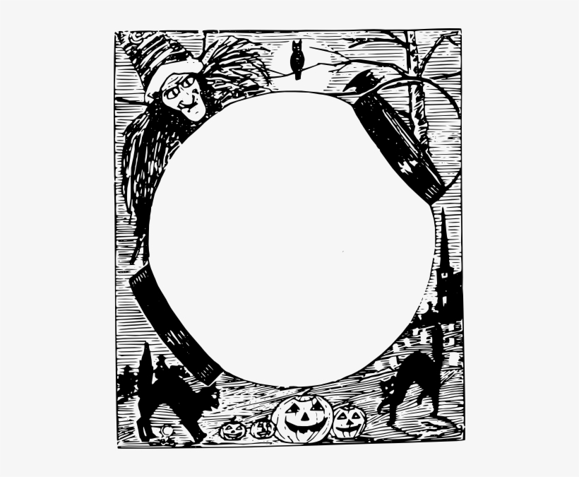 Halloween Border Transparent - Free Halloween Border Vector, transparent png #778171