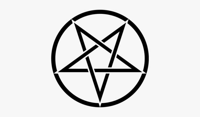 Pentacle Sign - Satanic Star Symbol, transparent png #778263