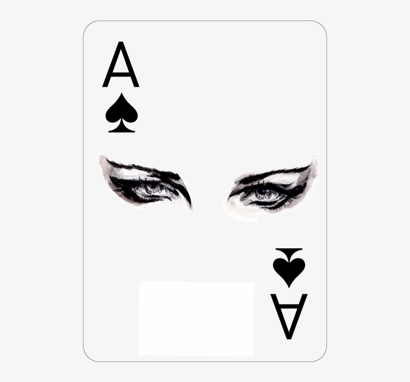 Ace Of Spades, Fashion Playing Cards By Connie Lim - Fashion Play Cards Art, transparent png #778356