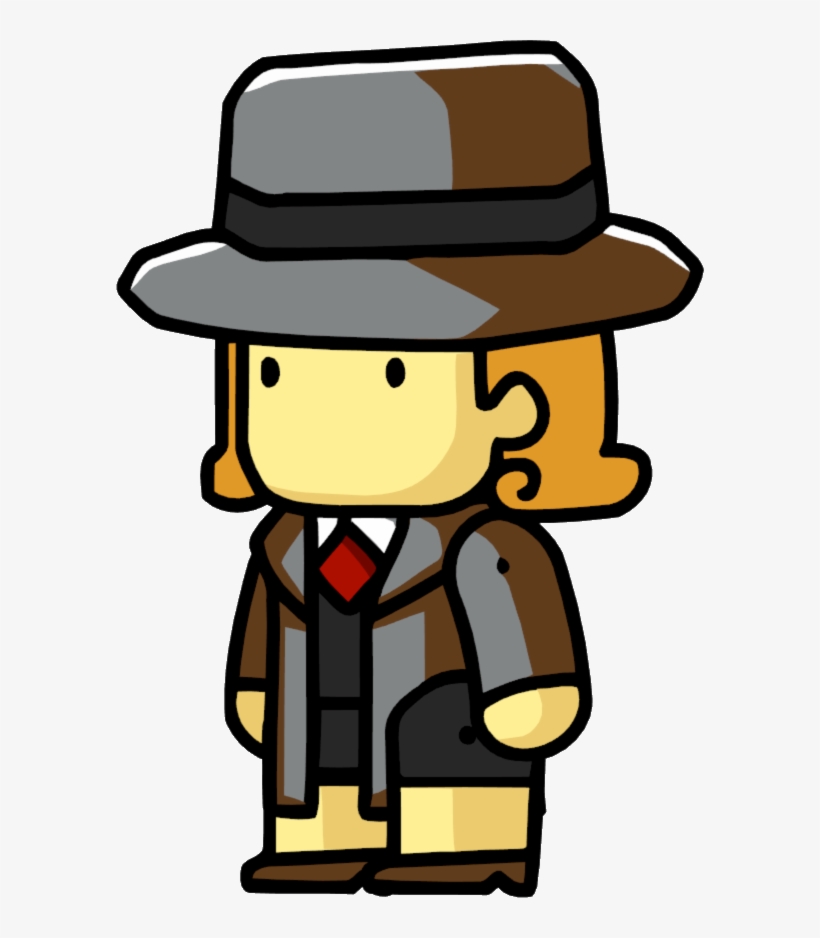 Detective - Scribblenauts Wiki - Scribblenauts Blonde Girl, transparent png #778536