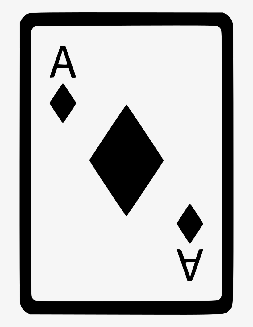 Ace Of Diamonds Card Poker Comments - Draw An Ace Of Spades, transparent png #778596