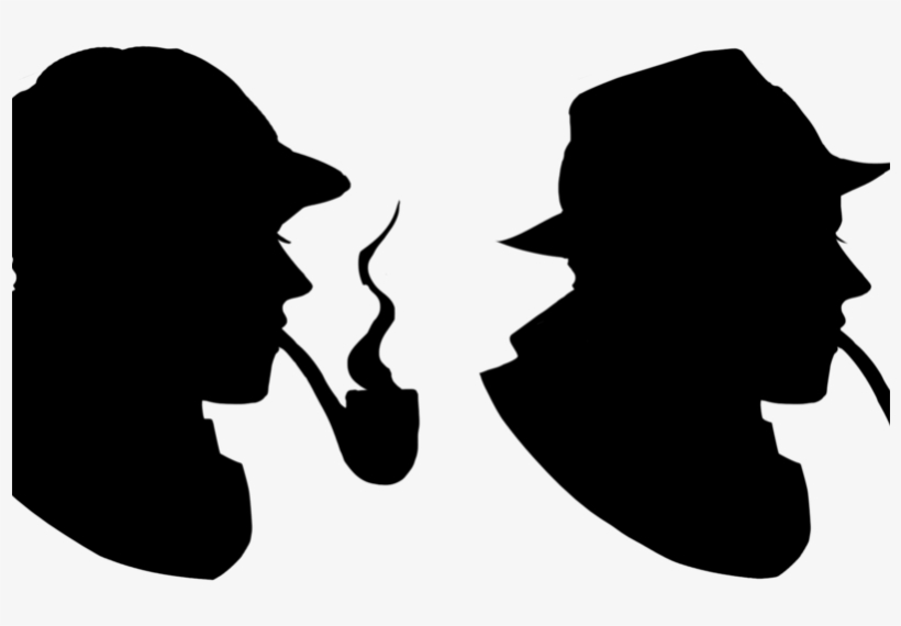 Detective Silhouette At Getdrawings - Death At Scotland Yard: A Sherlock Holmes Case [book], transparent png #778666