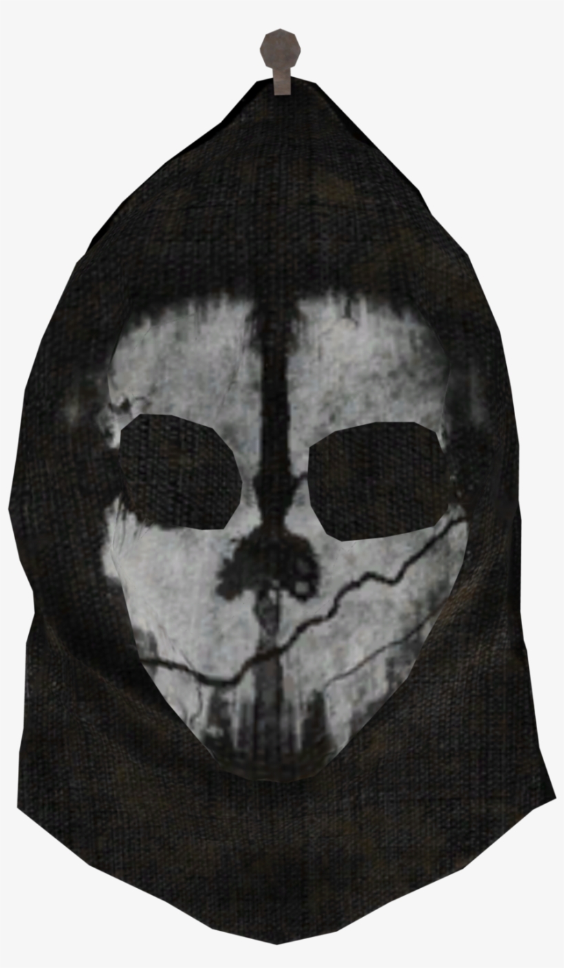 Ghosts Mask Model Coodg - Ps3 Slim Skin Cod Ghosts V-1, transparent png #778857