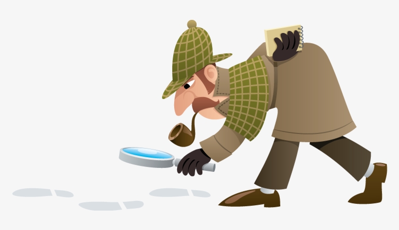 Sherlock Holmes Looking For Clues, transparent png #779181