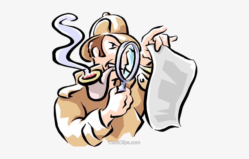 Detective Royalty Free Vector Clip Art Illustration - Secret Code Clip Art, transparent png #779282