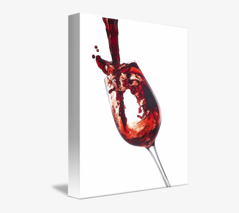Wine Vector Splash - Gallery-wrapped Canvas Art Print 11 X 14 Entitled Wine, transparent png #779284