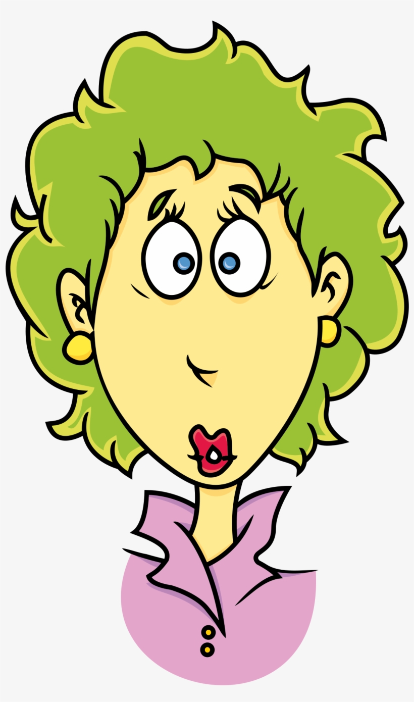 This Free Icons Png Design Of Face Of A Surprised Woman, transparent png #779350