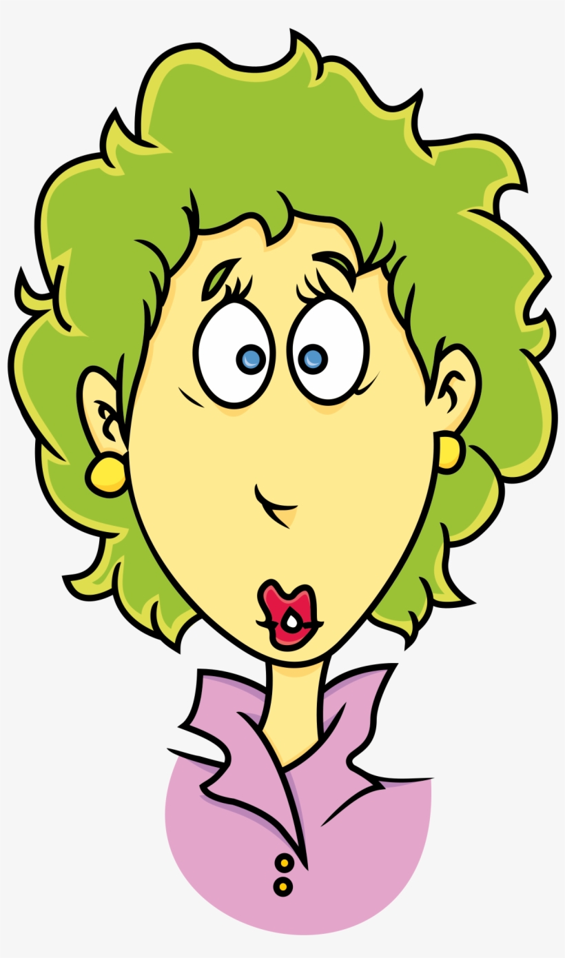 This Free Icons Png Design Of Face Of A Surprised Woman, transparent png #779350