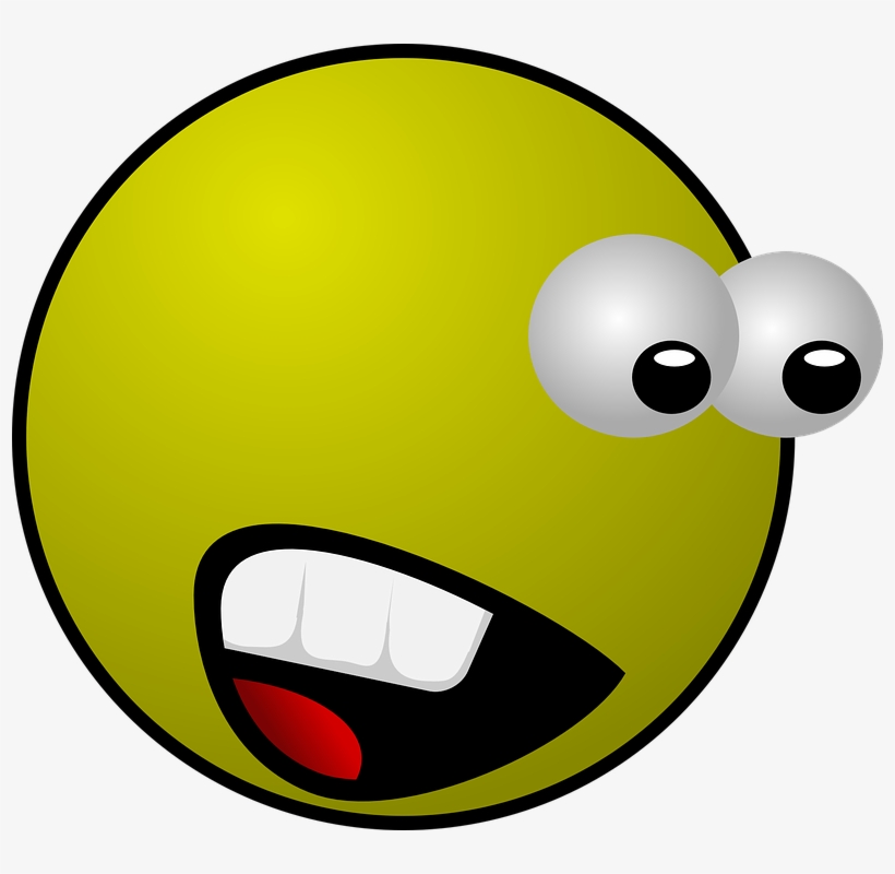 Smiley, Face, Yellow, Emotion, Scared, Surprised - Scared Face Animation, transparent png #779516