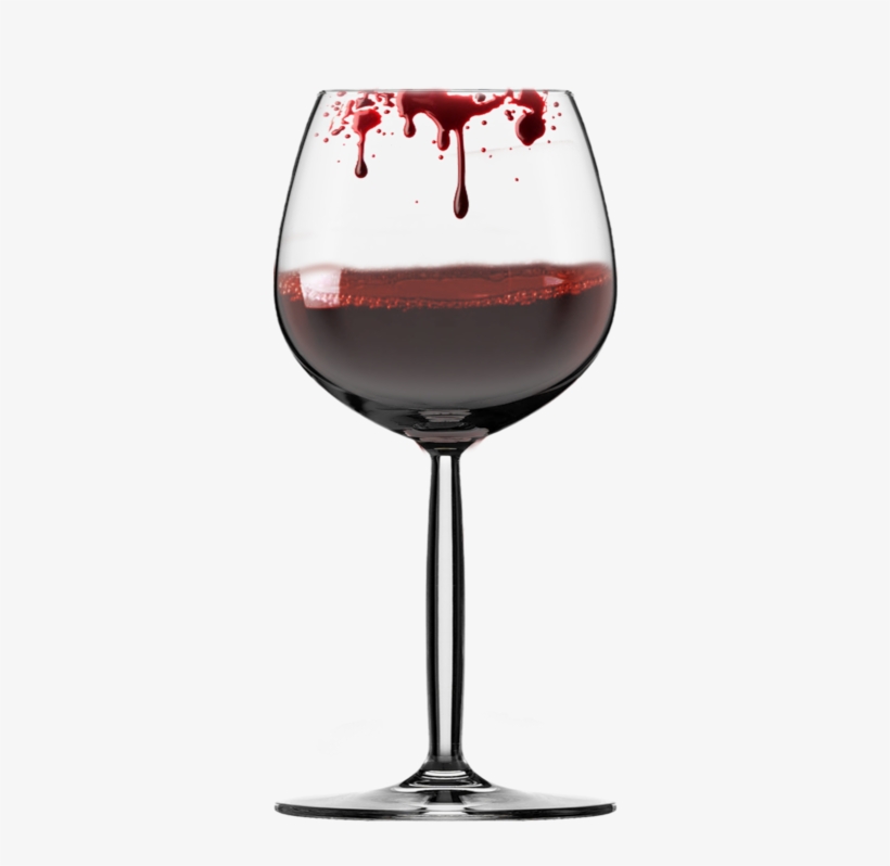 "i Like Red Wine Because No One Can Really Be Sure - Wine Glass Of Blood, transparent png #779619