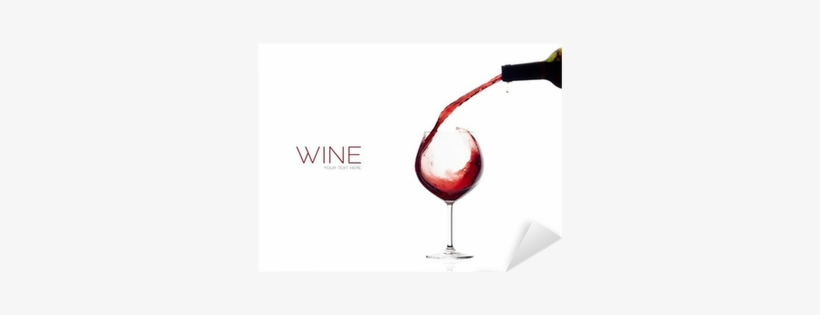 Red Wine Splash Sticker • Pixers® • We Live To Change - Wine Glass, transparent png #779645