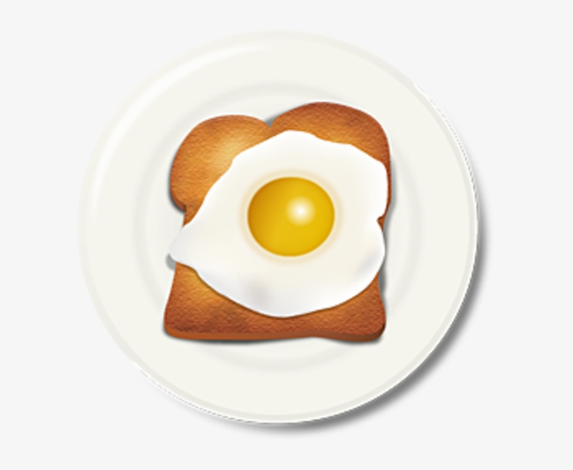 Free Breakfast Eggs Clipart Image - Eggs And Toast Clipart, transparent png #779666