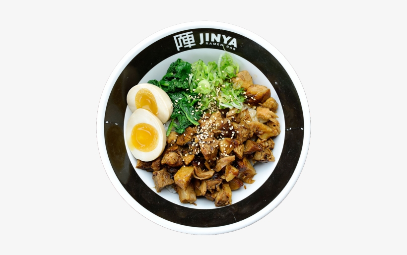 Slow-braised Pork Chashu, Spinach, Green Onion, Seasoned - Boiled Egg, transparent png #779777