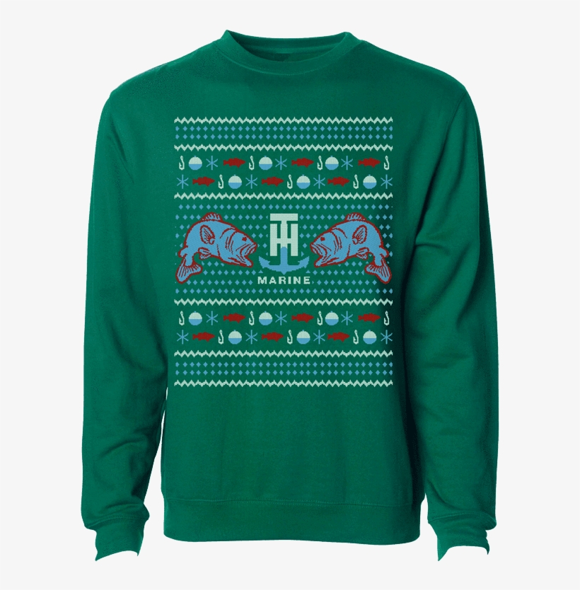 2018 Bass Christmas Sweatshirt - Crew Neck, transparent png #7700000