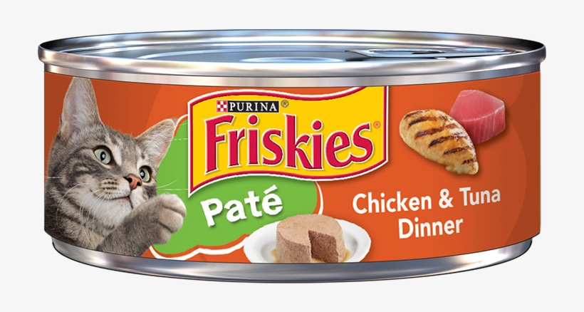 Friskies Pate Chicken Tuna Dinner Wet Cat Food - Friskies Wet Cat Food Pate, transparent png #7700002