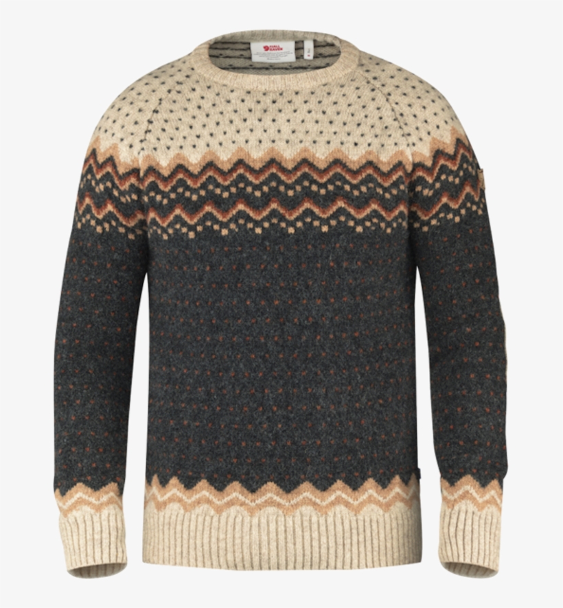 10 Not So Ugly Holiday Sweaters - Fjallraven Ovik Knit Sweater Grey, transparent png #7700580