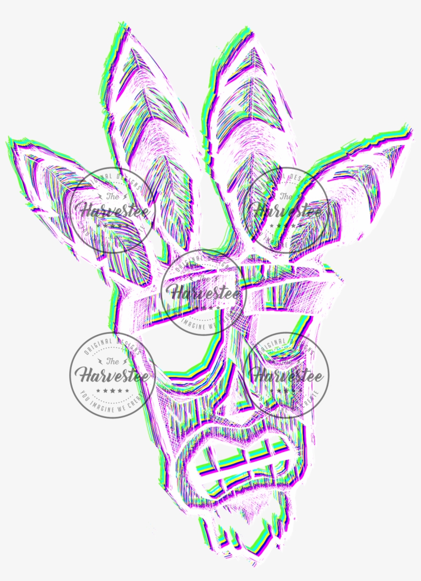 Aku Aku White - Drawing, transparent png #7700625