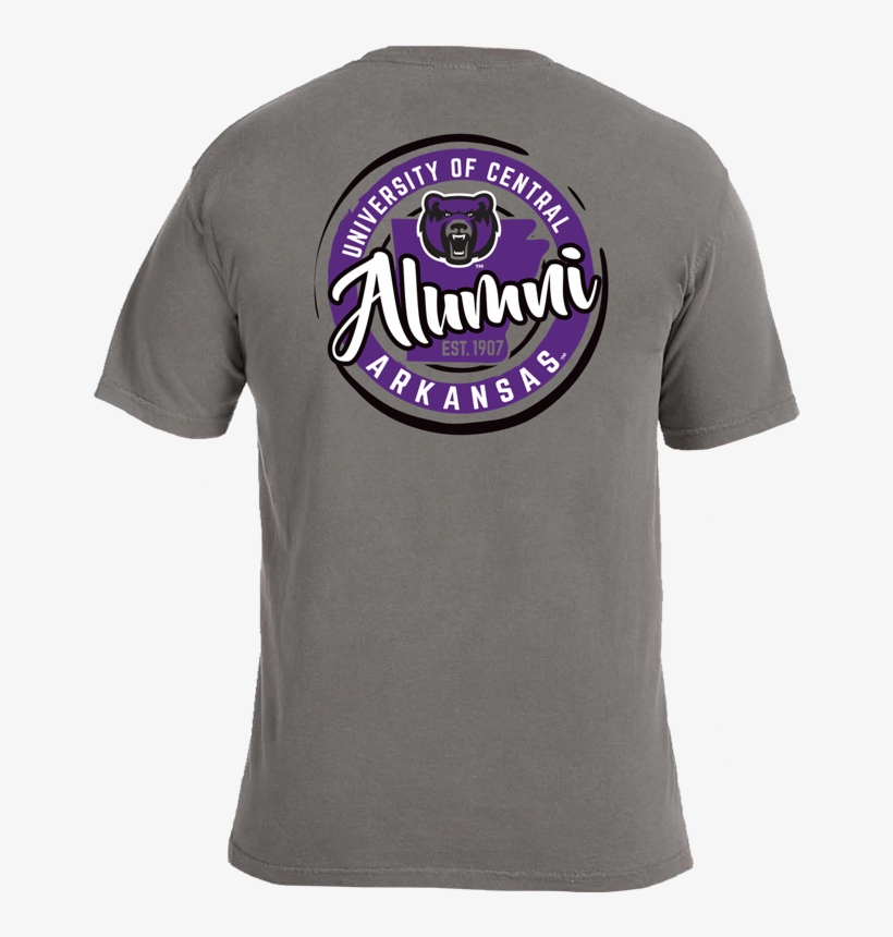 Uca Alumni Circle State Comfort Color Tee - T Shirt Alumni Design, transparent png #7701239