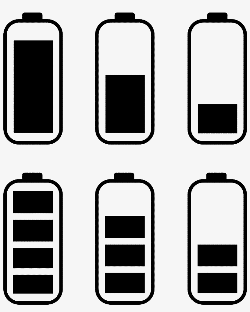 Battery Power Black Mobile Phone Png And Psd - Mobile Phone, transparent png #7701342