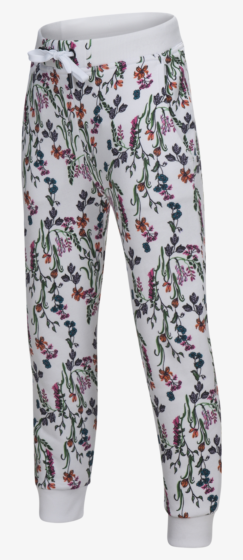 Kids Season Cotton Blend Printed Pants White - Pajamas, transparent png #7701393