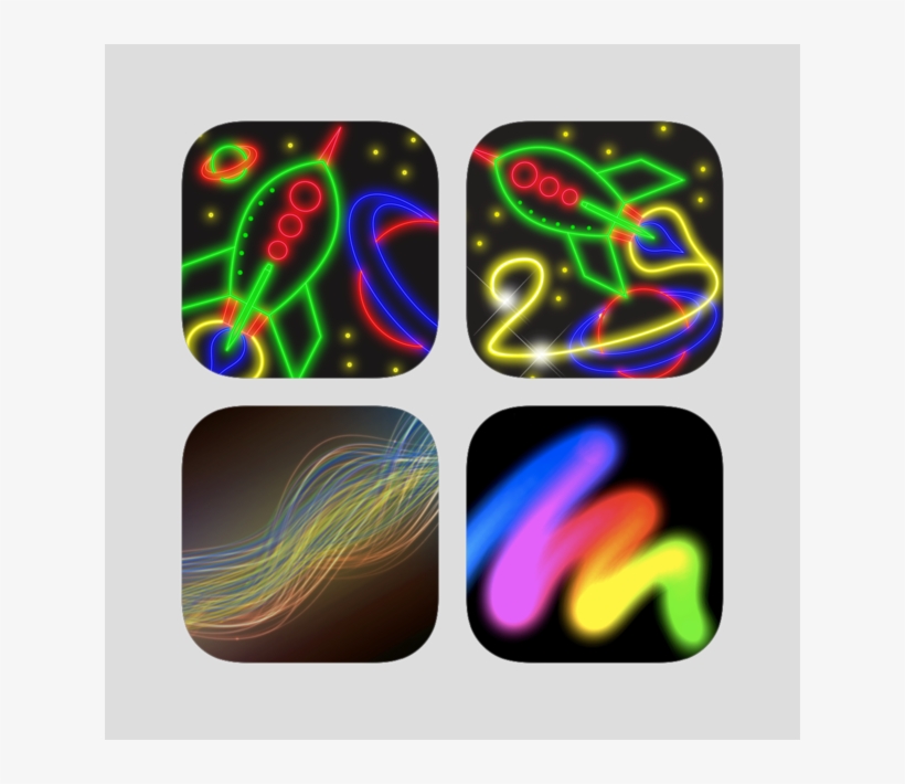 Glow Doodle Bundle - Graphic Design, transparent png #7701642