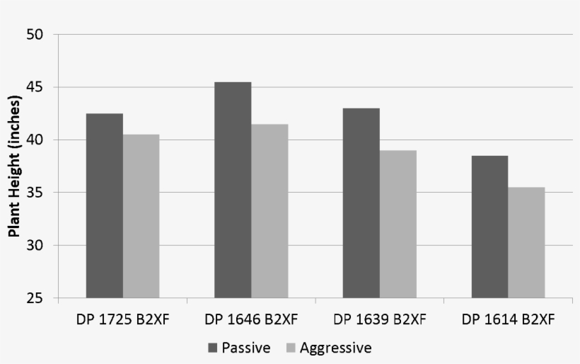 Average Plant Height For Each Cotton Variety And Treatment - Plot, transparent png #7701941