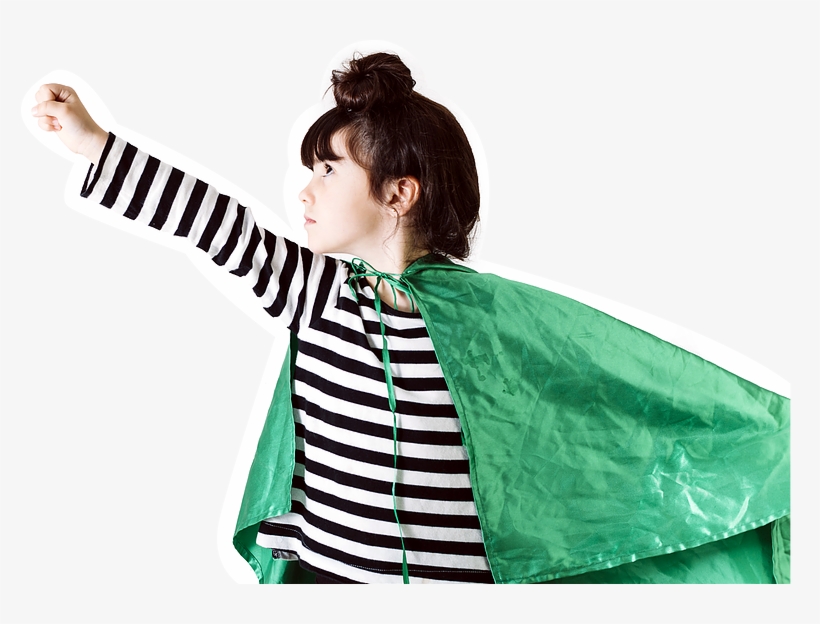 Super Hero Girl - Criança Coragem, transparent png #7702521