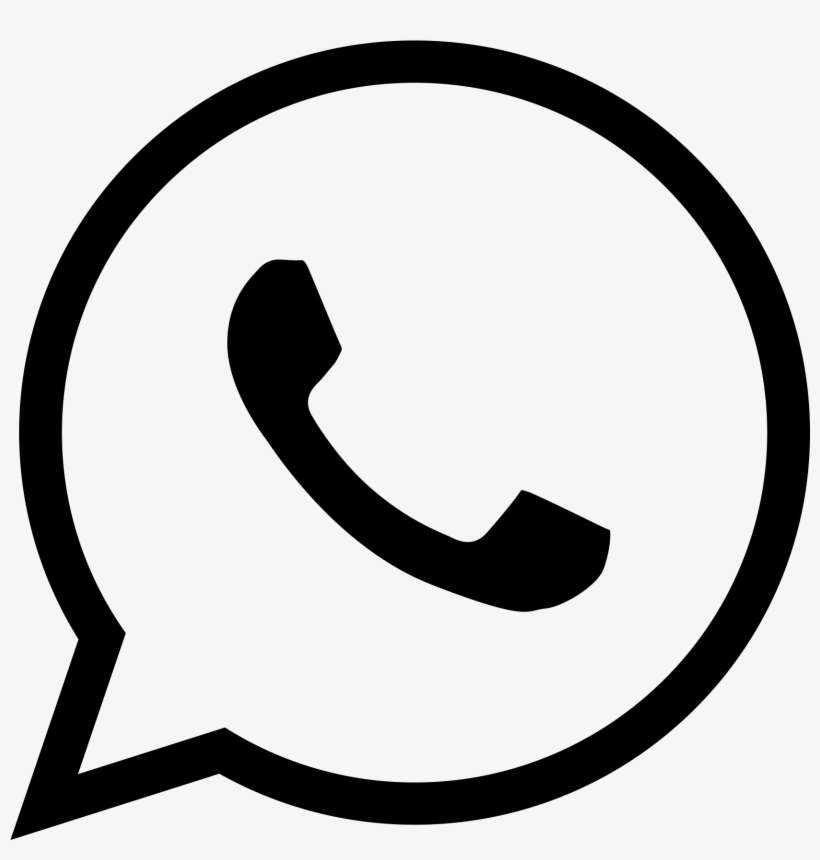 Download Whatsapp Icon White Vector Free Transparent Png Download Pngkey