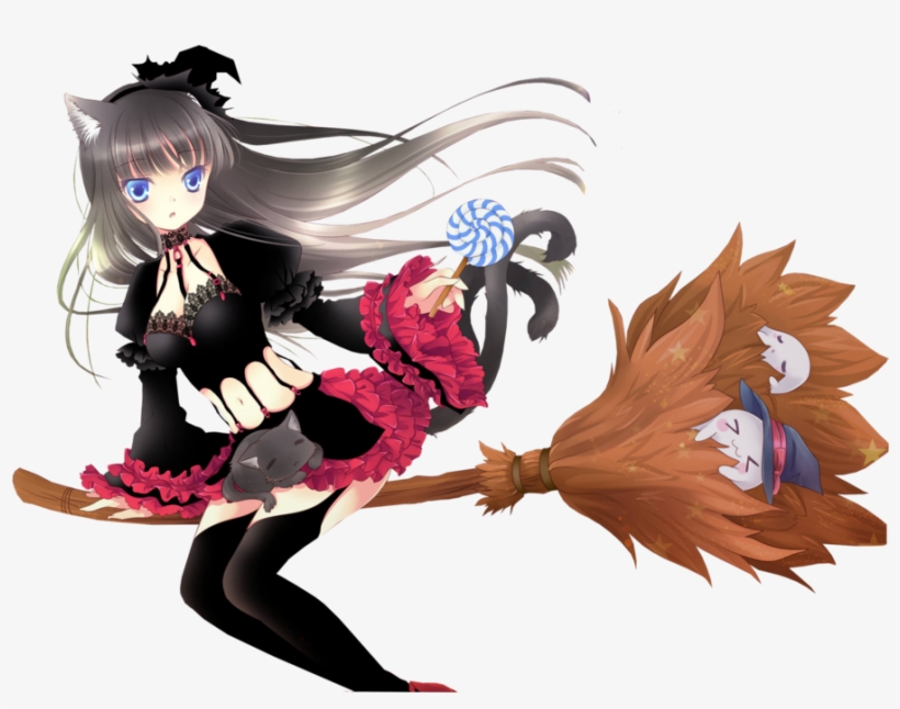 Halloween Anime Png - Neko Halloween Anime, transparent png #7702819
