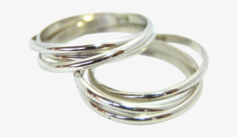Sterling Silver Ring, Russian Wedding Ring - Engagement Ring, transparent png #7704078