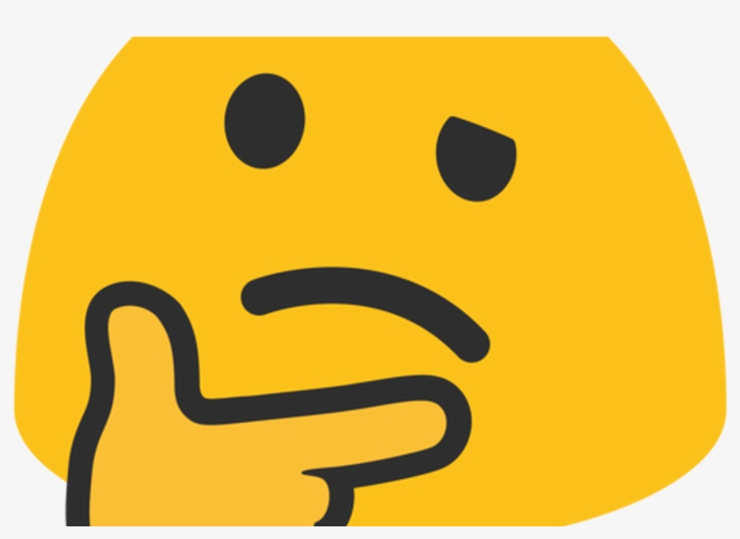 Thinking Face Emoji "thinking Emoji" Copy - Emoji, transparent png #7704311