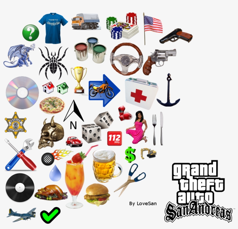 Gta San Andreas, transparent png #7704545
