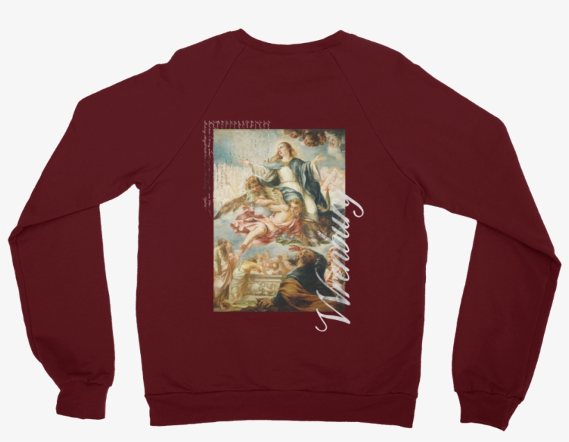 "collaboration," An Angel Pullover - Crew Neck, transparent png #7706157