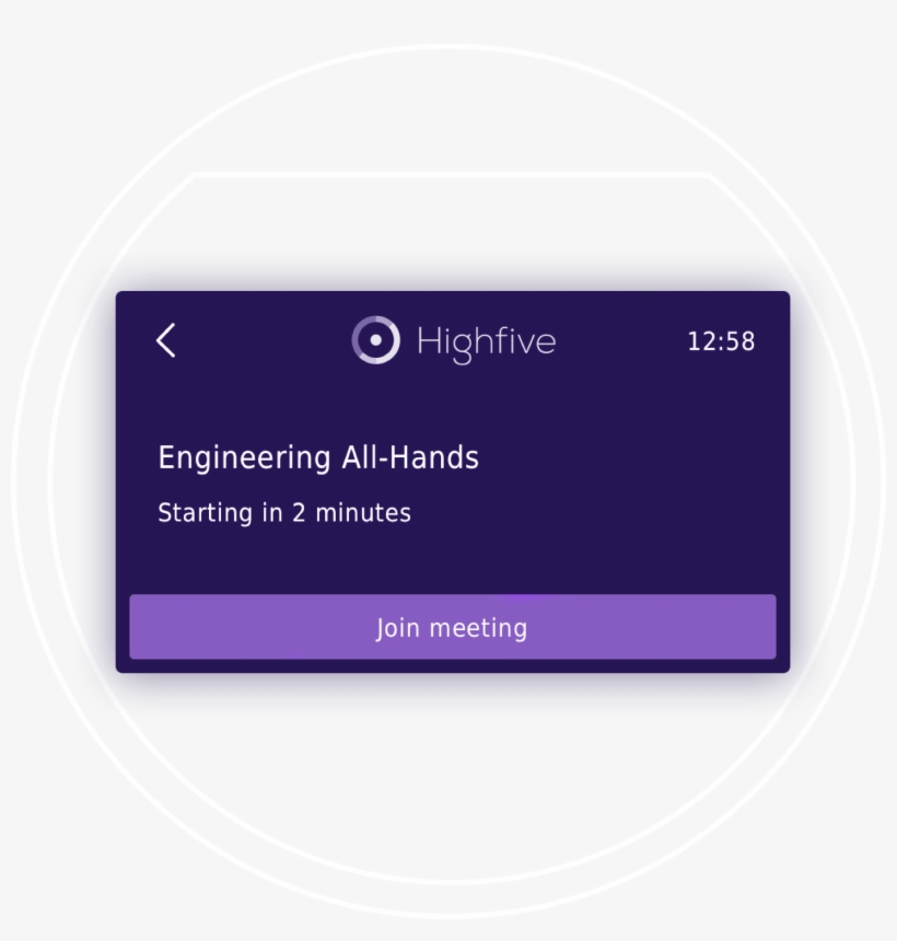 Tap To Join Meetings Ui - Electric Blue, transparent png #7706199