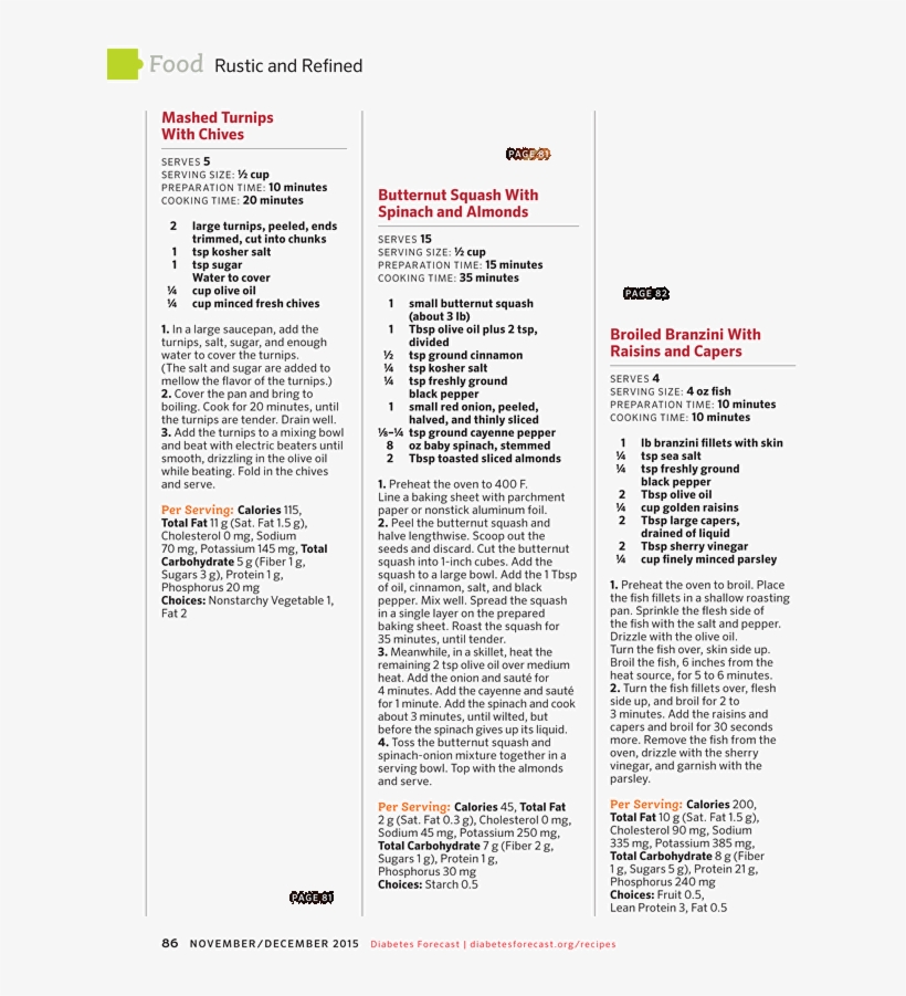 Diabetes Forecast - November/december 2015 - Page 86-87 - Document, transparent png #7706388