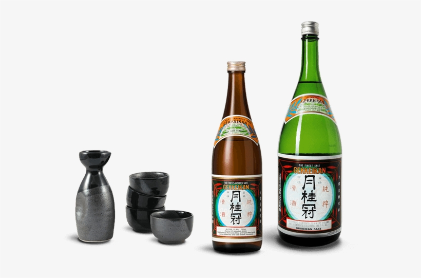 Sake - Glass Bottle, transparent png #7706567