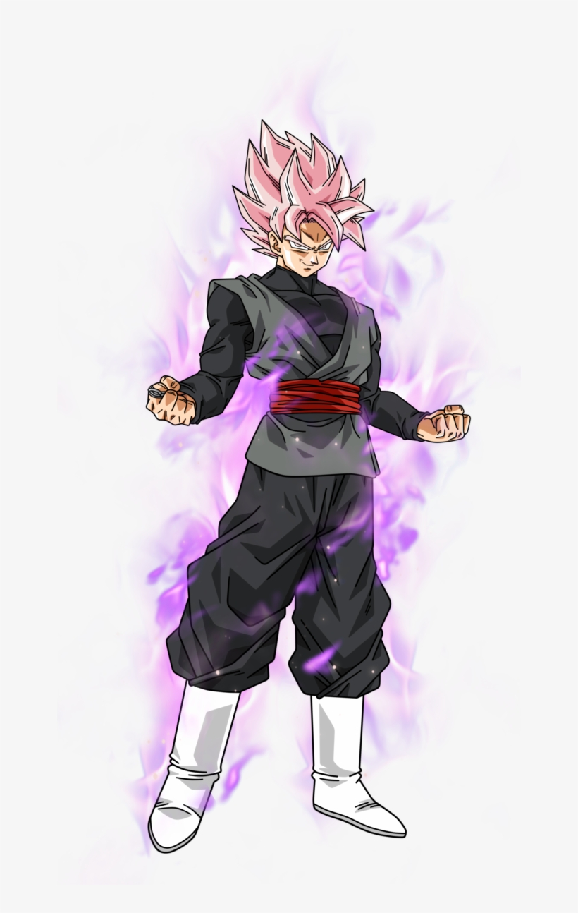 "my Very Being Towers Above All - Goku Black Super Saiyan Rose, transparent png #7707142