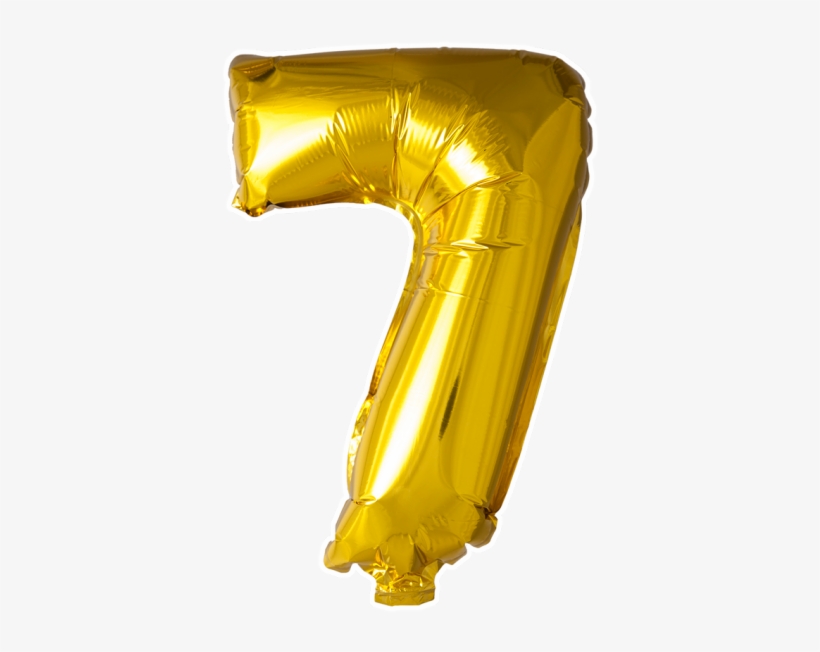 number 7 balloon