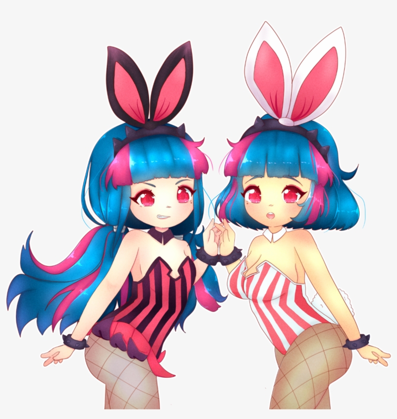 Some More Artsu~ Mint And Vanilla From Maplestory 2 - Maplestory 2 Bunny Girl, transparent png #7707988