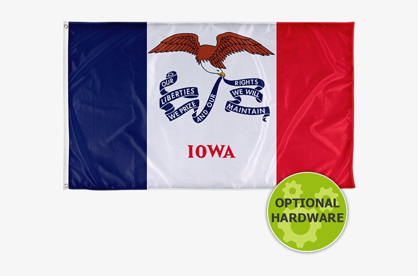 Iowa State Flag - Iowa State Flag Jpg, transparent png #7708219