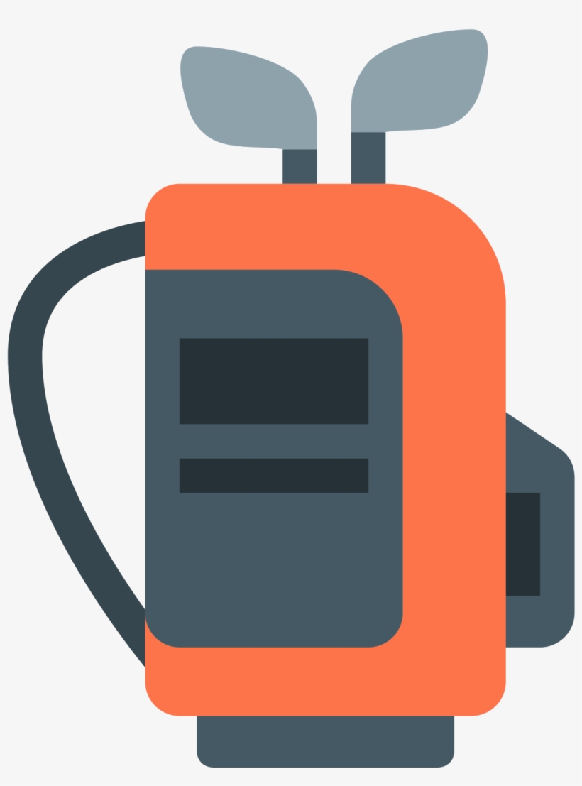Golf Bag Icon - Illustration, transparent png #7708256