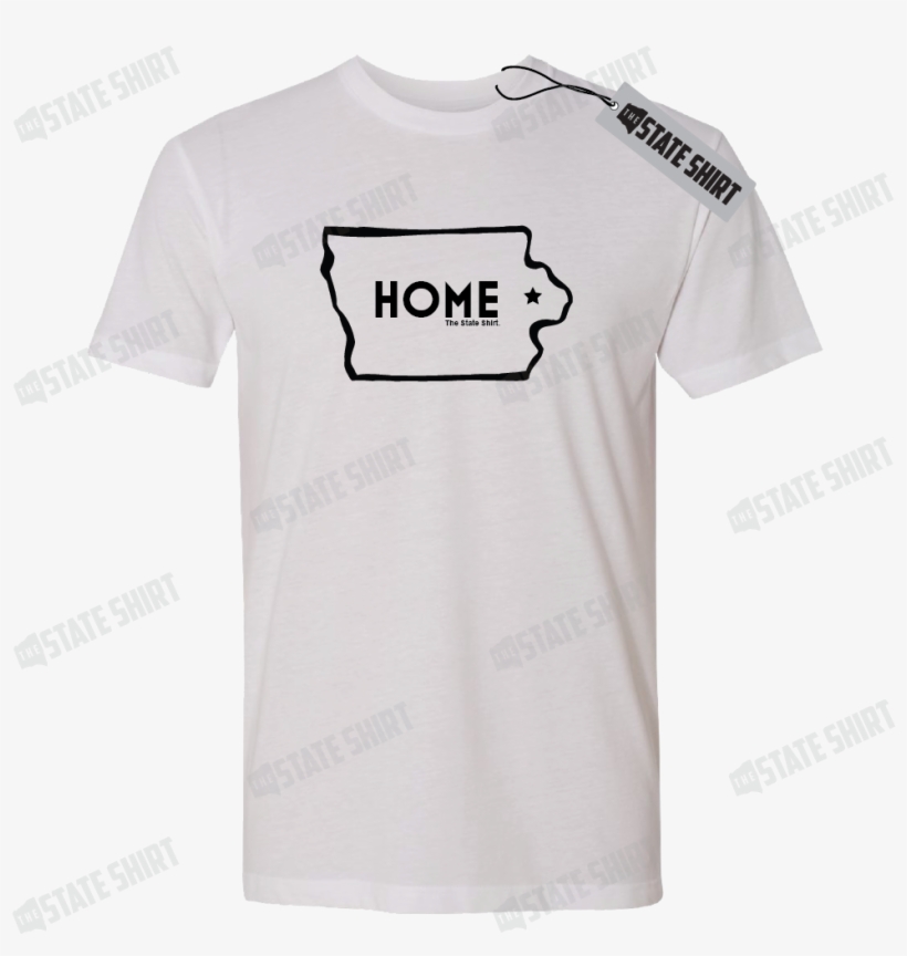 Iowa State Home T Shirt, Customizable Options To Represent - Active Shirt, transparent png #7708413