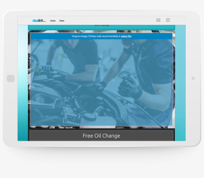 Add Your Own Hero Image That Reflects Your Brand And - Tablet Computer, transparent png #7709116