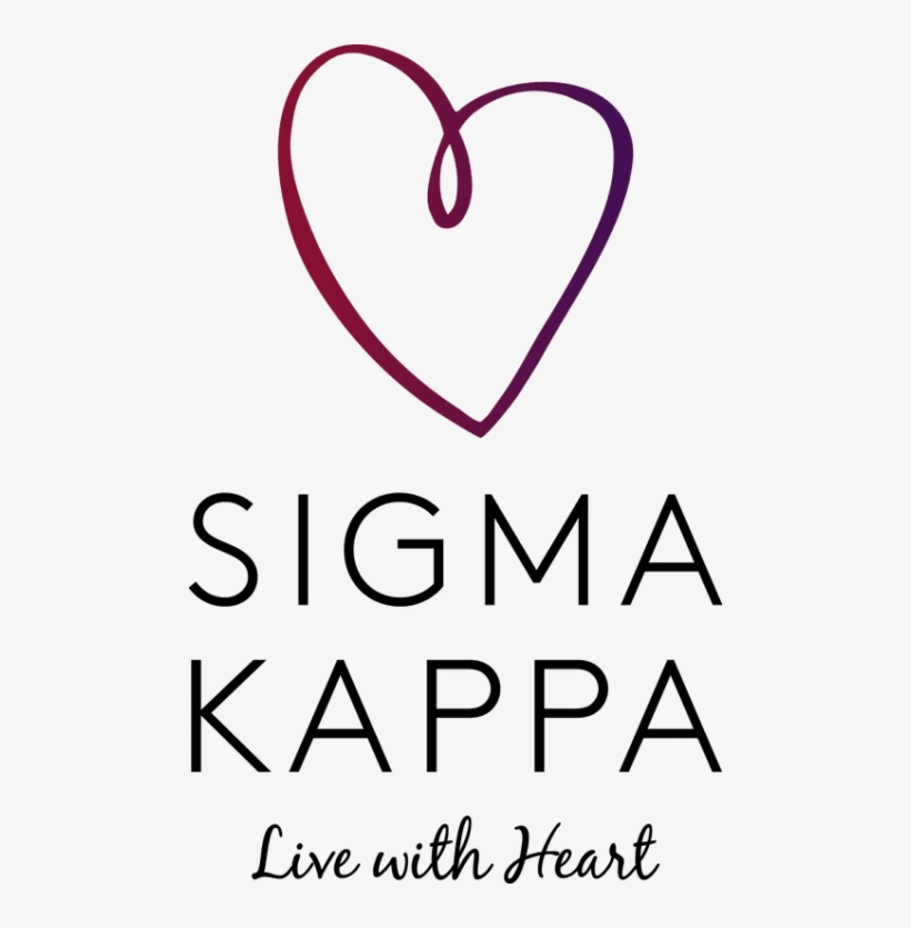 Free Png Download Sigma Kappa Live With Heart Png Images - Sigma Kappa Live With Heart, transparent png #7710669
