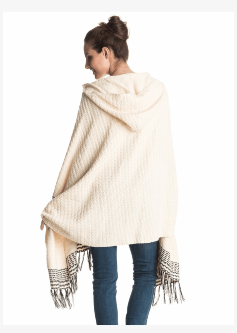 Poncho Roxy Beige, Camel - Stole, transparent png #7710695