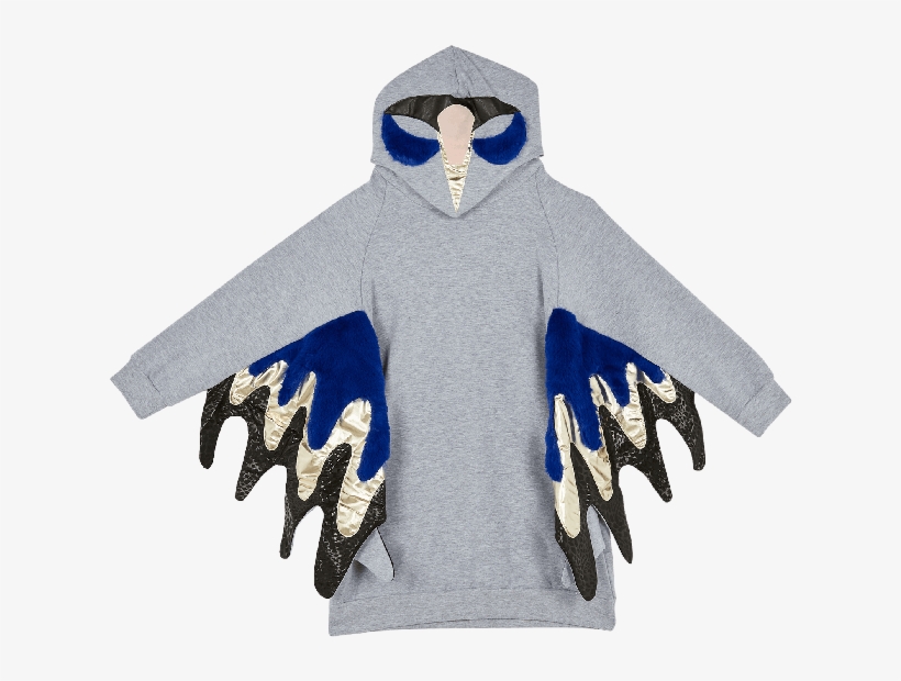 Gray Eagle Poncho - Hoodie, transparent png #7710727