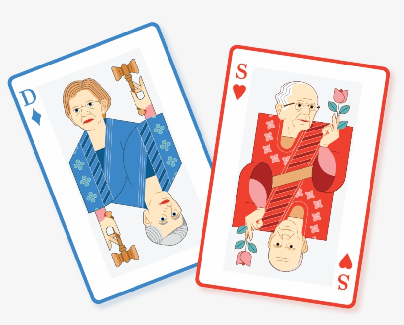 Elizabeth Warren's Political Tradition Is The Left - Cartoon, transparent png #7710731