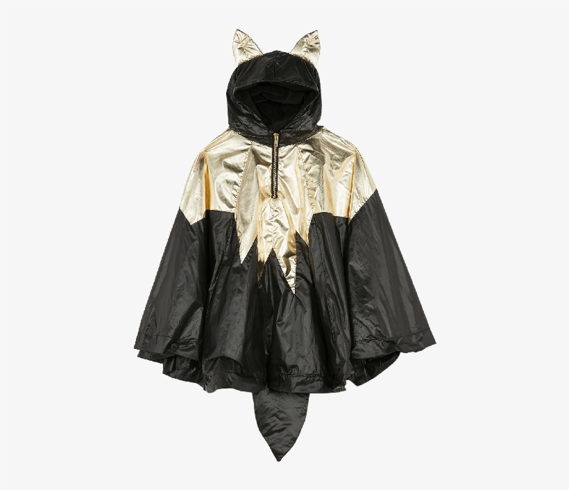 Black Fox Poncho - Cape, transparent png #7710996