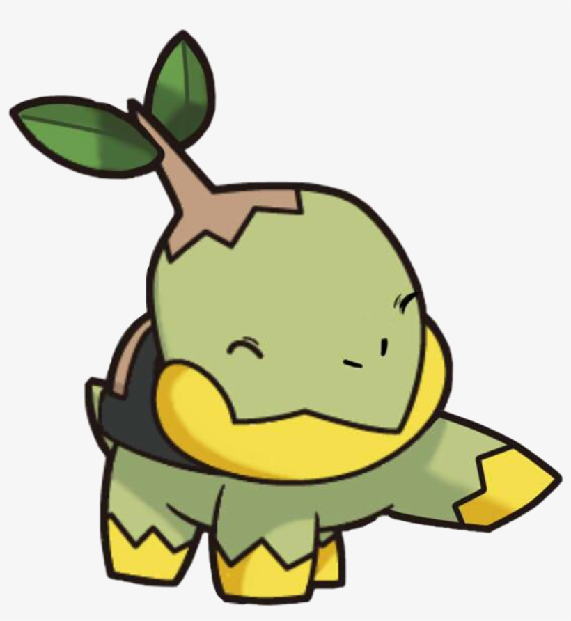 Turtwig Pokémon Credittoartist Dizzyleaf Freetoedit - Turtwig From Pokemon, transparent png #7711584