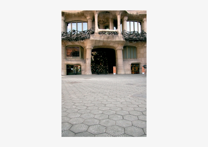 Panot Gaudí Pavimento Exterior Vibroprensado De Antoni - Casa Mila, transparent png #7712278